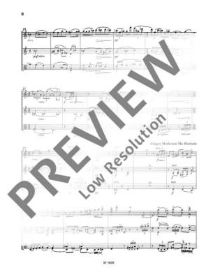 Trio \'\'Le Londres\'\' - Ysaye/Szederkenyi - 2 Violins/Viola - Score/Parts