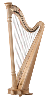 Lyon & Healy - Prelude 40 String Lever Harp - Natural