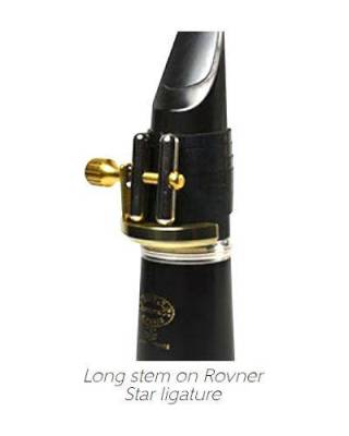ClariKlang Bore and Reed Stabilizer - Long Stem - Aero Matte Brass