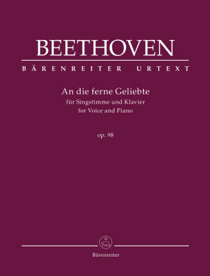 Baerenreiter Verlag - An die ferne Geliebte, op. 98 - Beethoven/Cooper - Voice/Piano - Book