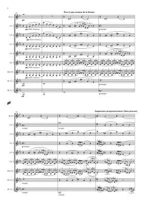 La Cathedrale Engloutie (The Sunken Cathedral) - Debussy/Thorne - Clarinet Ensemble - Score/Parts