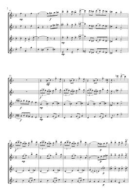 Rialto Ripples - Gershwin/Thorne - Flute Quartet - Score/Parts