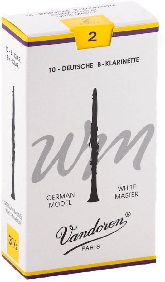 White Master Bb Clarinet Reeds (10/Box) - 2