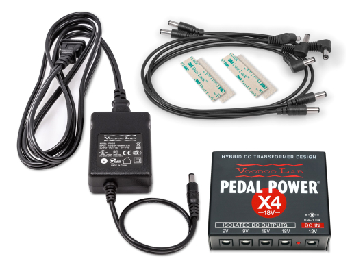 Voodoo Lab - Systme dalimentation isole Pedal Power X4 (18 V)