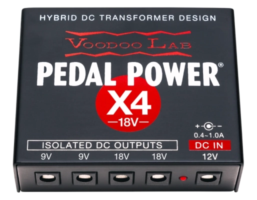 Pedal Power X4 18V Isolated Guitar Pedal Power Supply