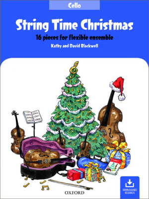 Oxford University Press - String Time Christmas - Blackwell/Blackwell - Violoncelle - livre
