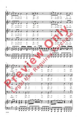 Viva! (from Il re pastore) - Mozart/Liebergen - SATB