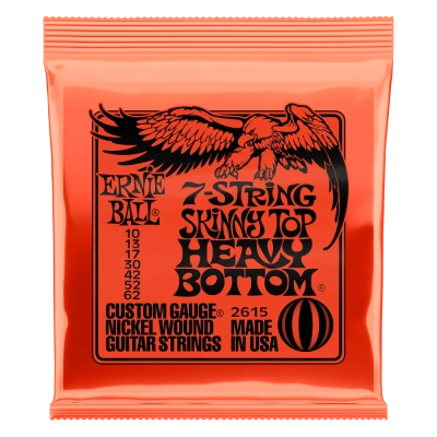 Ernie Ball - Skinny Top Heavy Bottom 7 String 10-62 Electric Strings