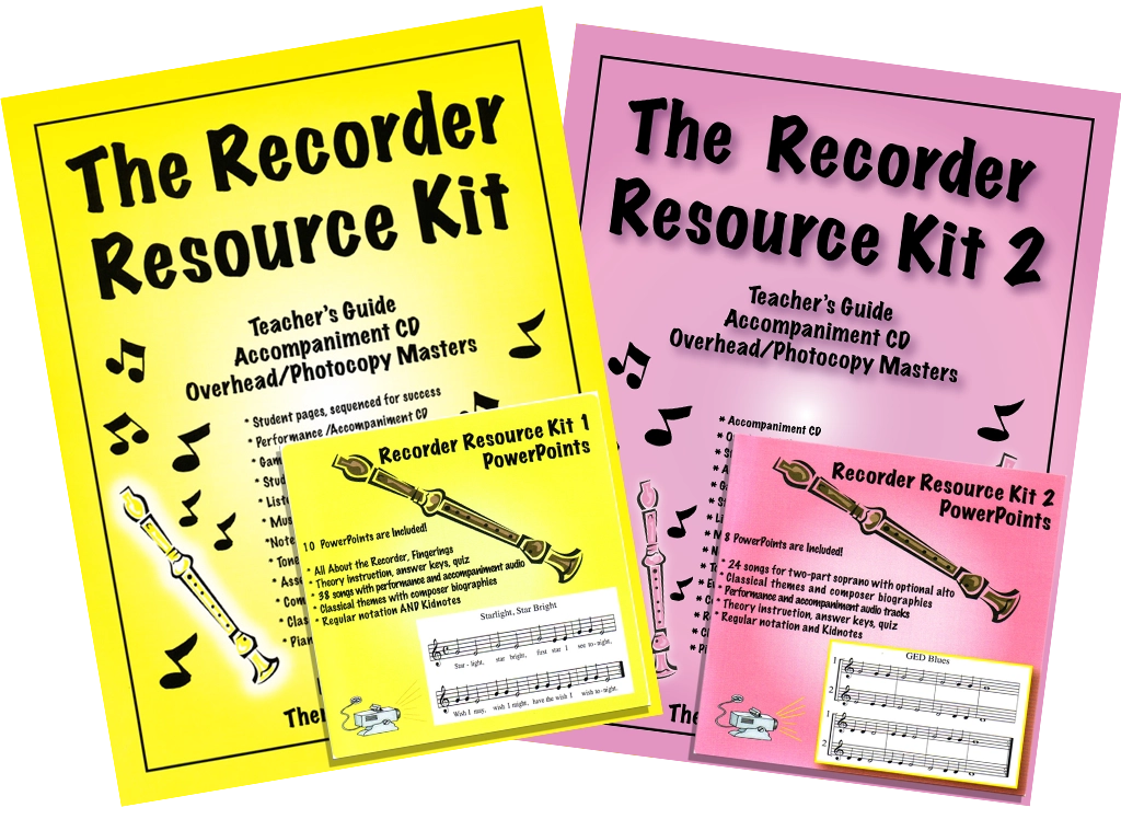 Recorder Resource Kit 1 and 2 with Digital Resources