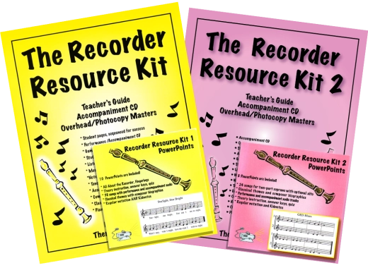 Recorder Resource Kit 1 and 2 with Digital Resources