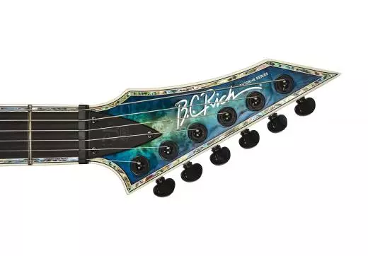 Shredzilla Extreme Electric Guitar - Cyan Blue Burl