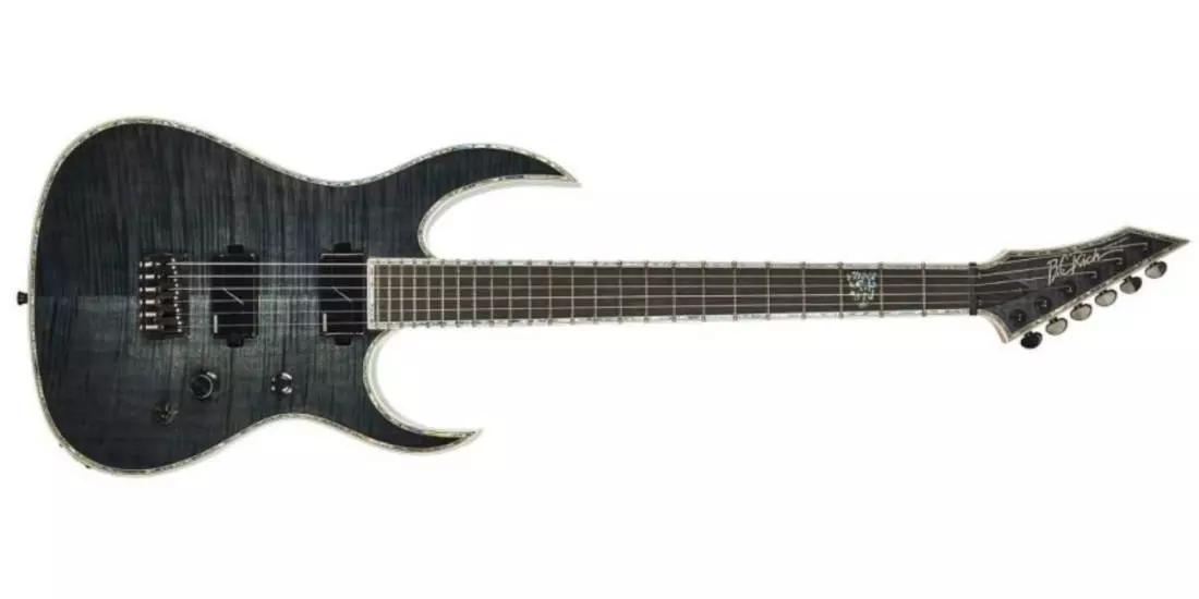 Shredzilla Extreme Electric Guitar - Trans Black Flame Maple