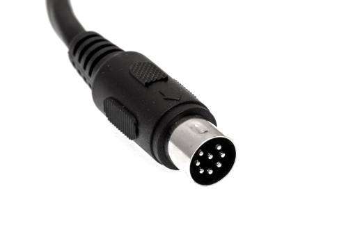 8 Pin DIN Cable for Footswitches - 25ft
