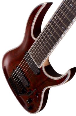 Shredzilla 8 Prophecy Archtop with Floyd Rose - Black Cherry Quilted Maple