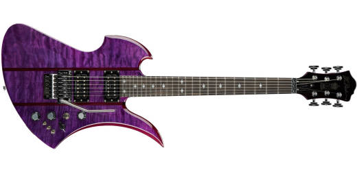 B.C. Rich - Mockingbird Legacy ST with Floyd Rose Electric Guitar - Transparent Purple