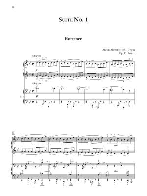 Suite No. 1, Op. 15 - Arensky/Mauro/Beard - Piano Duet (2 Pianos, 4 Hands) - Book