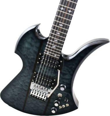 Mockingbird Legacy St Electric Guitar with Floyd Rose - Black Burst