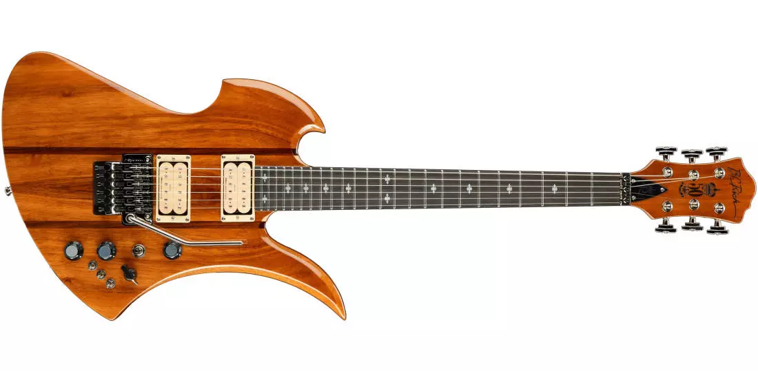 Mockingbird Legacy Exotic ST with Floyd Rose Electric Guitar - Natural Koa