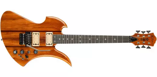 B.C. Rich - Mockingbird Legacy Exotic ST with Floyd Rose Electric Guitar - Natural Koa