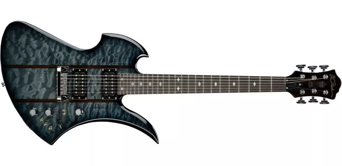 Mockingbird Legacy STQ Hardtail - Black Burst Quilted Maple