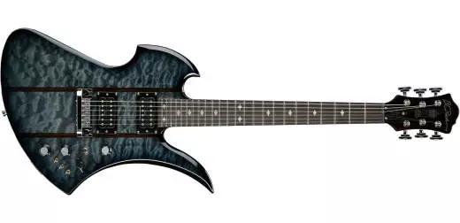 B.C. Rich - Mockingbird Legacy STQ Hardtail - Black Burst Quilted Maple