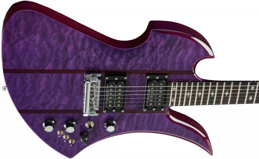 Mockingbird Legacy STQ Hardtail - Transparent Purple Quilted Maple