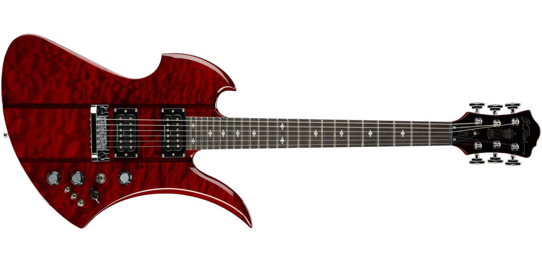 Mockingbird Legacy STQ Hardtail - Transparent Red Quilted Maple