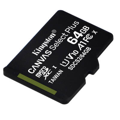 SDCS2/64GB Micro SDXC w/SD Adapter
