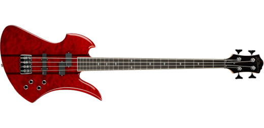 B.C. Rich - Heritage Classic Mockingbird Bass - Transparent Red