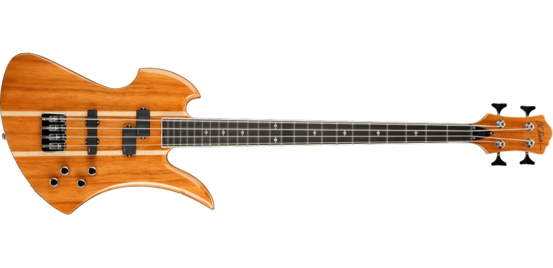 Heritage Classic Mockingbird Bass - Natural Koa