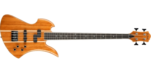 B.C. Rich - Heritage Classic Mockingbird Bass - Natural Koa