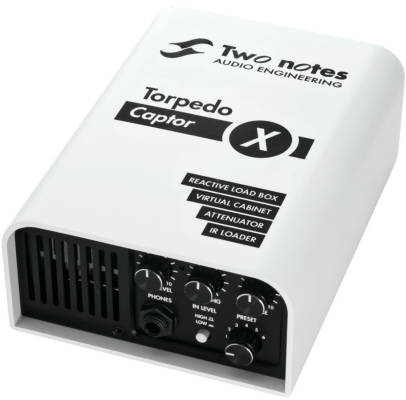 Two Notes - Torpedo Captor X Reactive Loadbox, Attenuator, Cab Sim and IR Loader