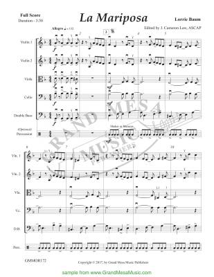La Mariposa - Baum - String Orchestra - Gr. 2
