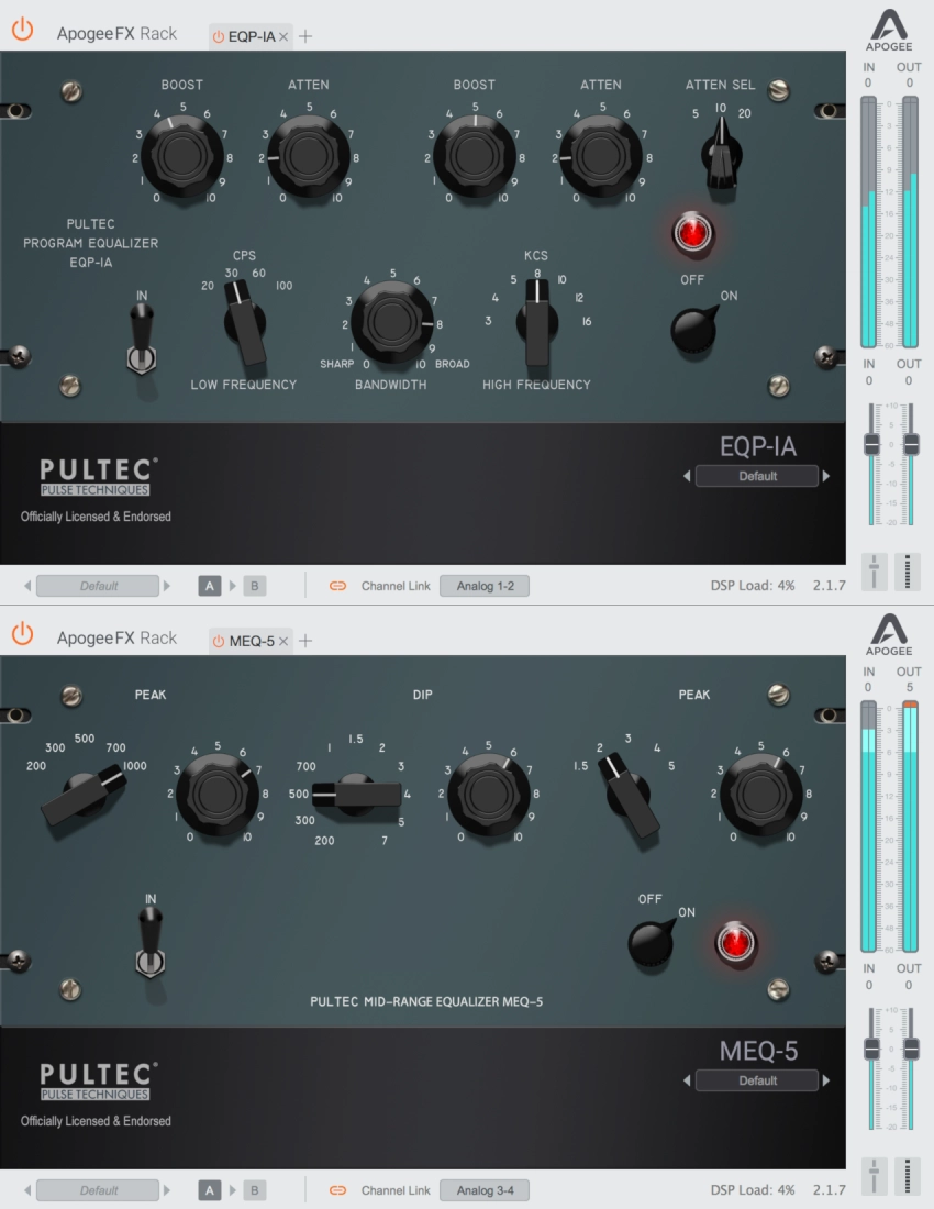 EQP-1A + MEQ-5 Pultec FX Plugin Bundle