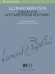 Boosey & Hawkes - Sonata - Bernstein - Alto Saxophone/Piano - Book