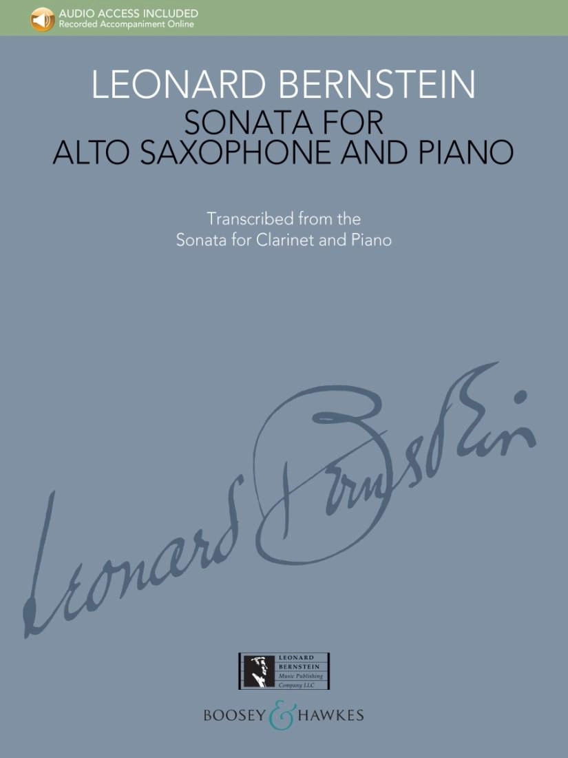 Sonata - Bernstein - Alto Saxophone/Piano - Book