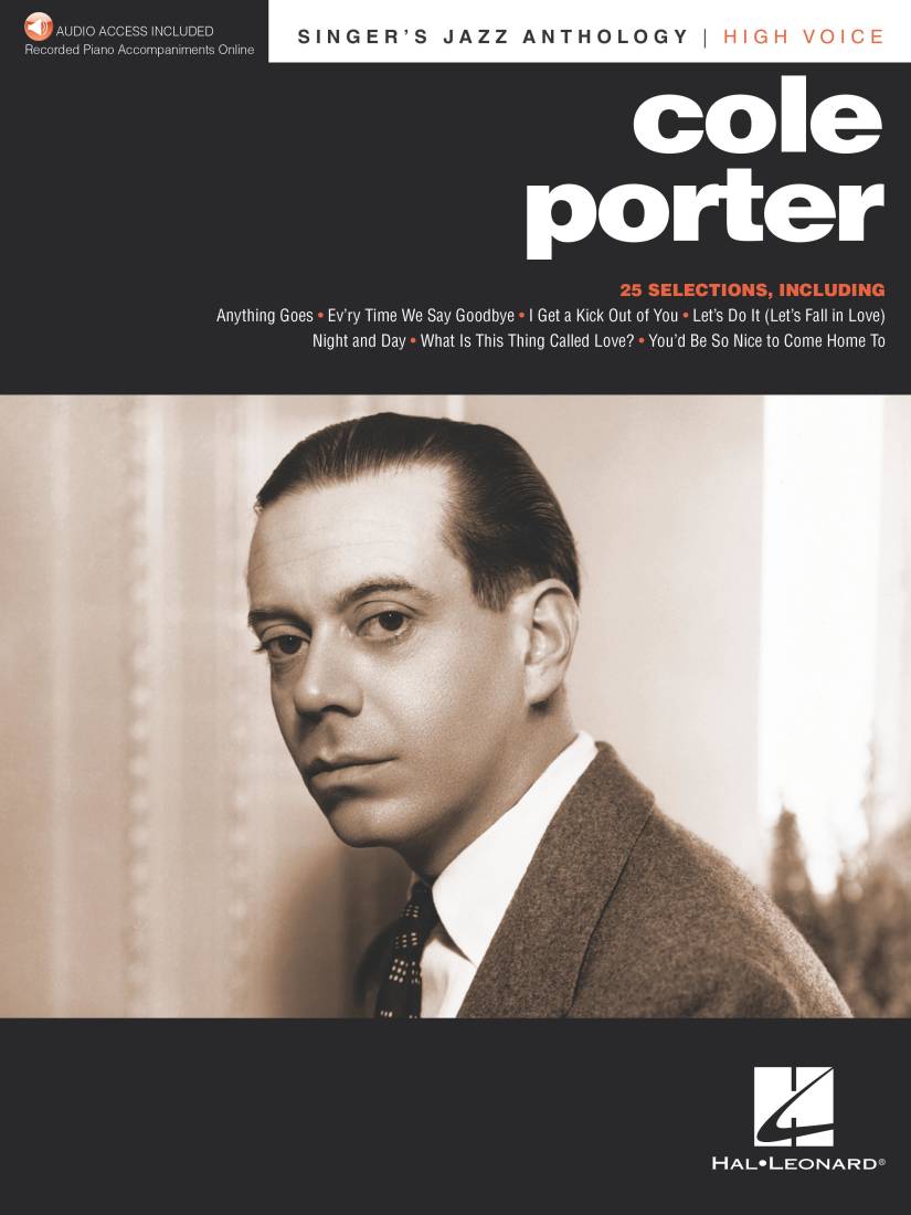 Cole Porter: Singer\'s Jazz Anthology - High Voice/Piano - Book/Audio Online