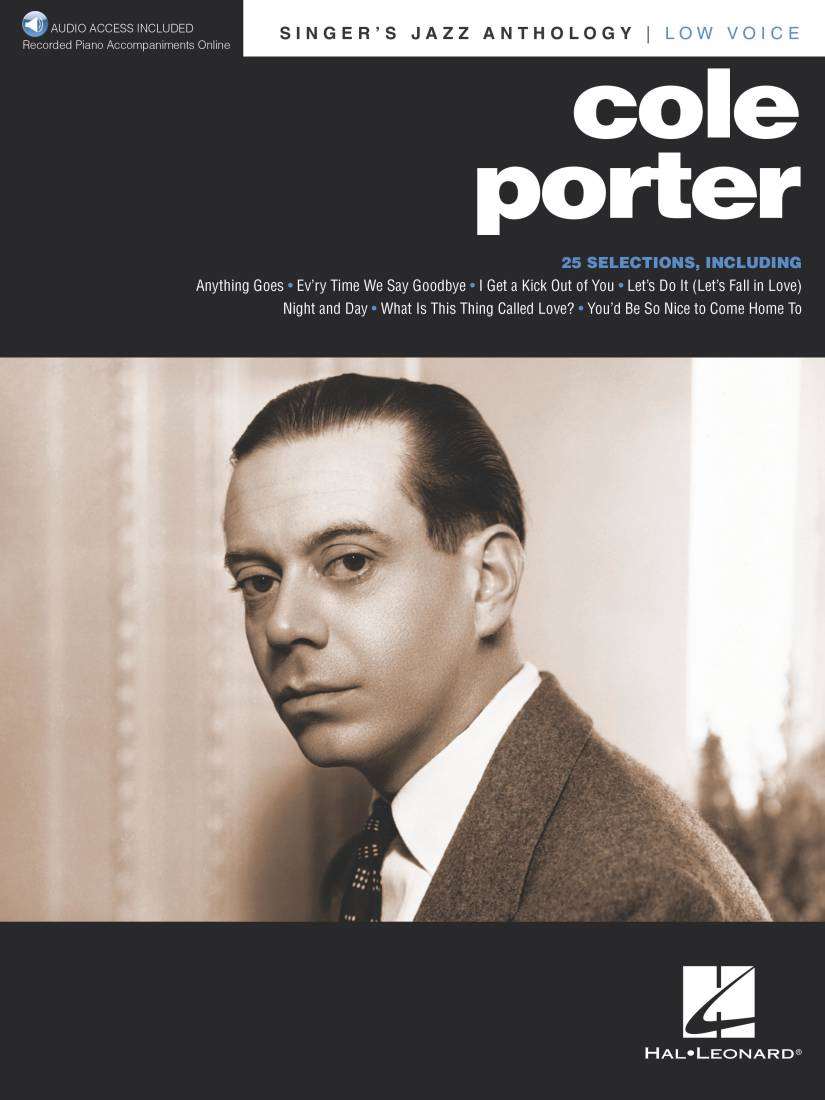 Cole Porter: Singer\'s Jazz Anthology - Low Voice/Piano - Book/Audio Online