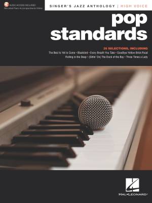 Hal Leonard - Pop Standards: Singers Jazz Anthology - High Voice/Piano - Book/Audio Online