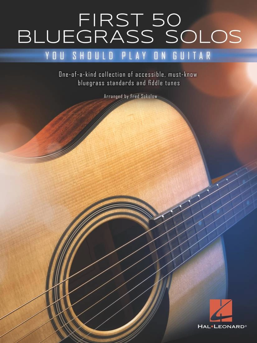 First 50 Bluegrass Solos You Should Play on Guitar - Sokolow - Guitar TAB - Book