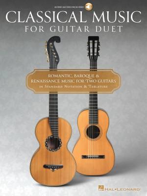 Hal Leonard - Classical Music for Guitar Duet - Duo de guitares classiques - Livre/Audio en ligne