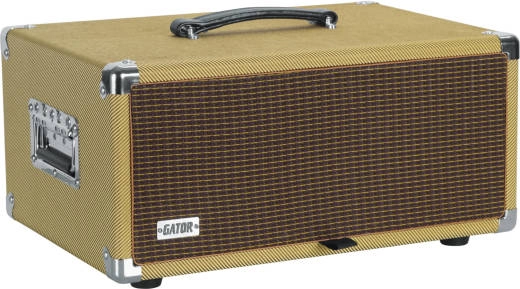 Gator - 4U Vintage Amp-Style Rack Case - Tweed