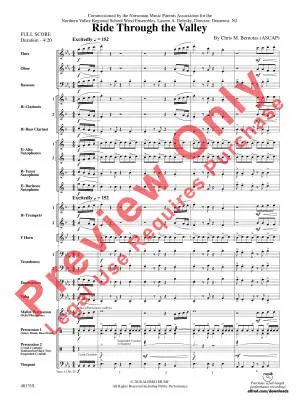 Ride Through the Valley - Bernotas - Concert Band - Gr. 3
