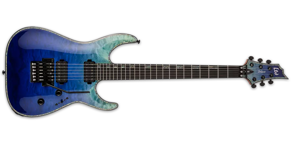LTD H-1001FR Electric Guitar - Violet Shadow Fade