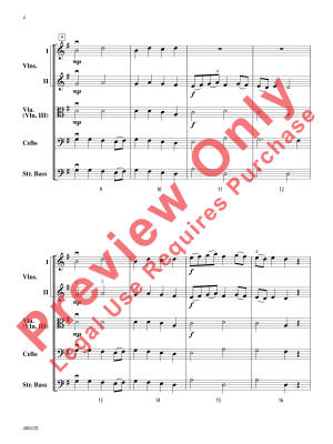 Terpsichore- Praetorius/Wagner - String Orchestra - Gr. 1.5