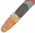 2\'\' Hemp Guitar Strap with Natural Cork Ends - Sunset
