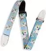 Levys - 1.5 Childrens Guitar Strap - Unicorns\/Light Blue
