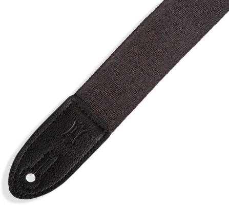 1.5\'\' Children\'s Guitar Strap - Black/Blue/Red Racing Stripe