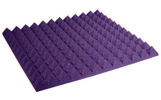 Auralex - Studiofoam Pyramid 2 X 24 X 24 - Purple (12)