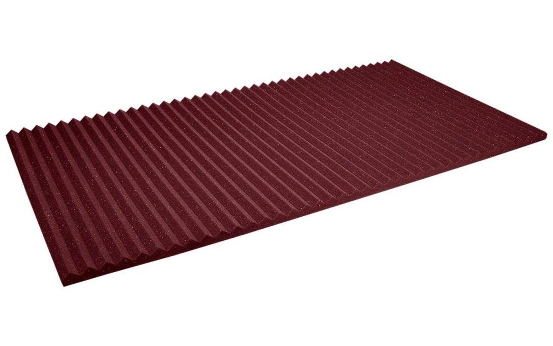 Studiofoam Wedge 1\'\' X 2\' X 4\' Panels (20 Pack) - Burgundy